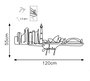 Wallity Sydney Escultura de Pared de Metal Negra